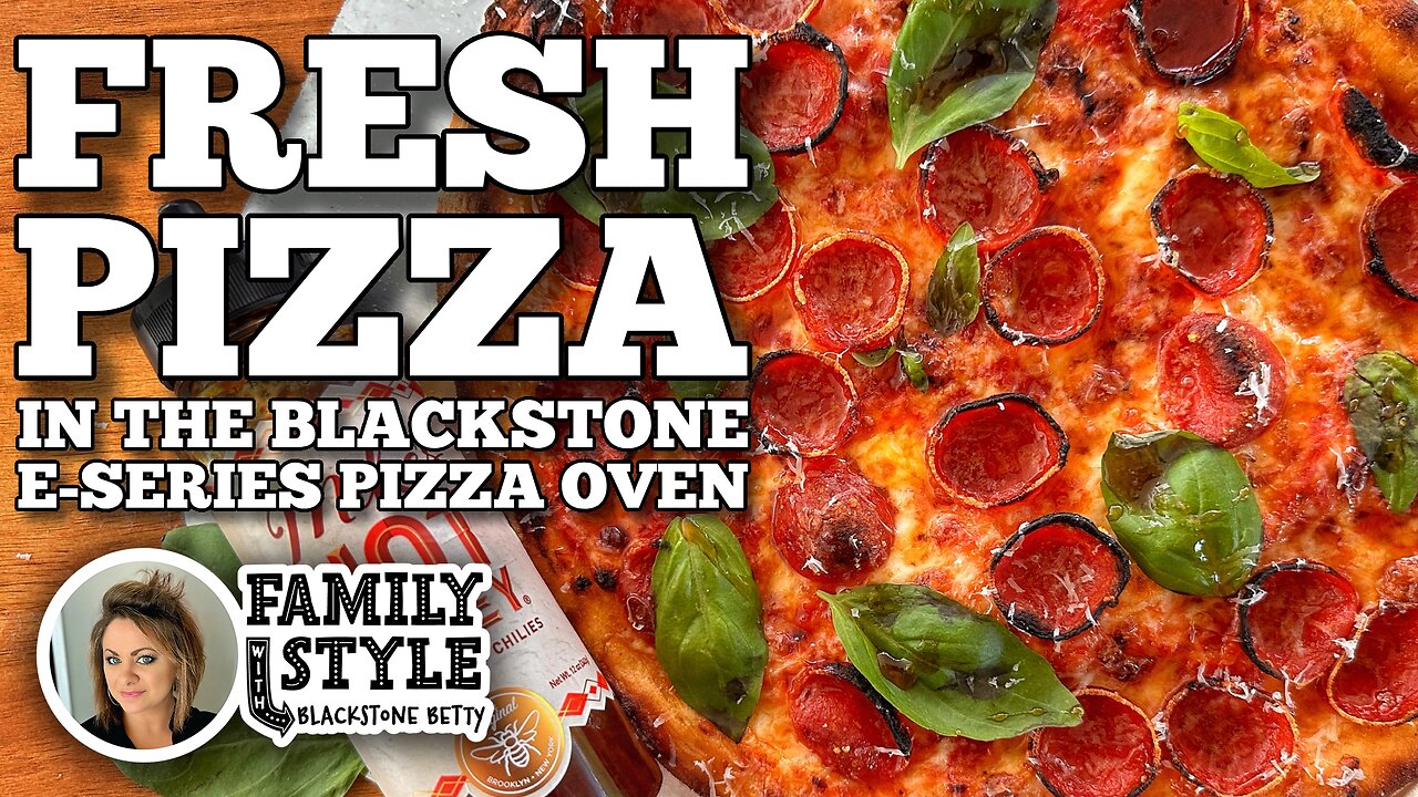 Fresh Pizza in the Blackstone Pizza Oven