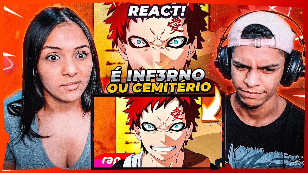 Rap do Gaara (Naruto) - CAIXÃO DE AREIA | NERD HITS | [React Rap Nerd] 🔥