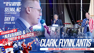 General Flynn, Clay Clark & Aaron Antis | General Flynn, Clay Clark & Aaron Antis Joins Clay Clark’s Selma, NC ReAwaken America Tour + Learn More At: www.TimeToFreeAmerica.com