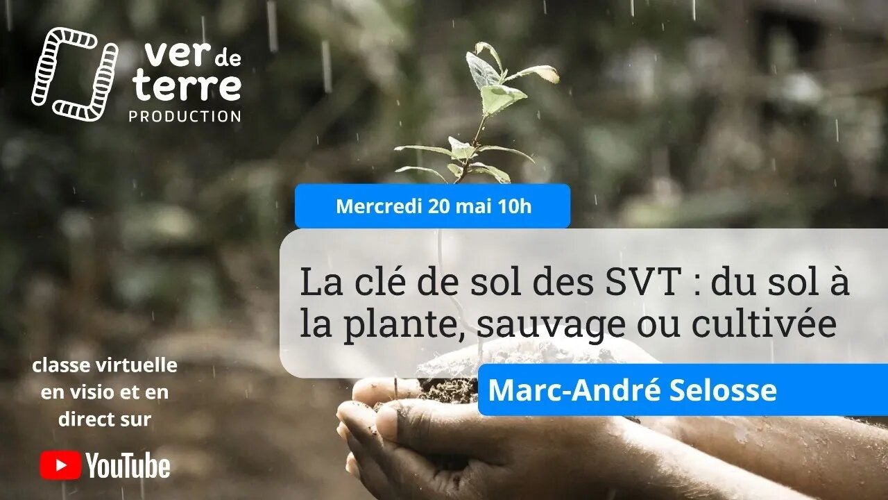 La clé de sol des SVT : du sol à la plante, sauvage ou cultivée, avec Marc-André Selosse