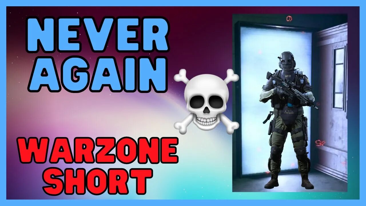 I'm Never Taking A Red Door Again | CoD Warzone Shorts #shorts