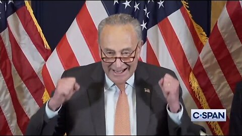 Chuck Schumer Gets Way Too Excited Endorsing Kamala Harris For President