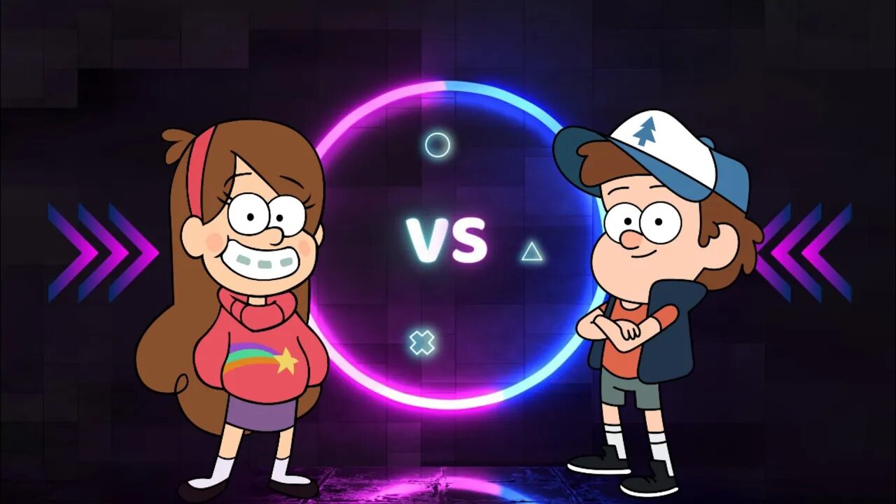 Game battles. 9 Season: Gravity Falls. 1 Episodе: Mabel Pines vs Dipper Pines.