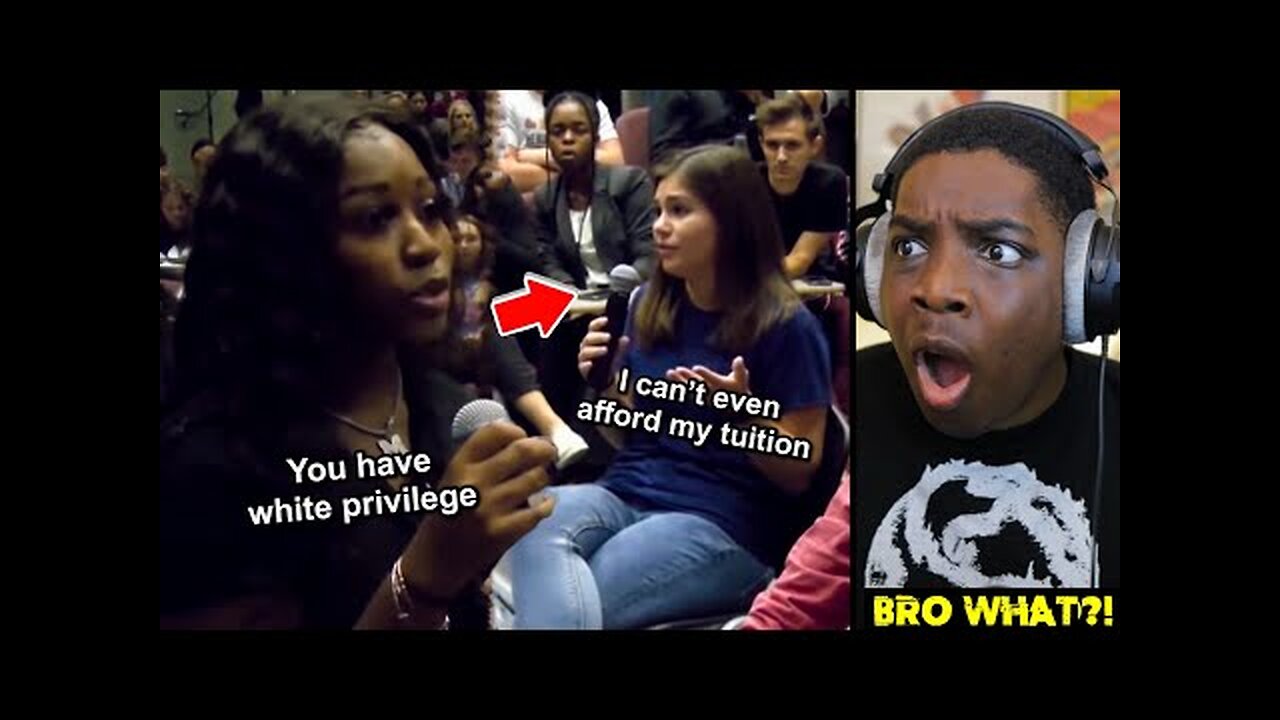 Millionaire Black Girl Calls Poor Student MORE PRIVILEGED Just Because They Are White