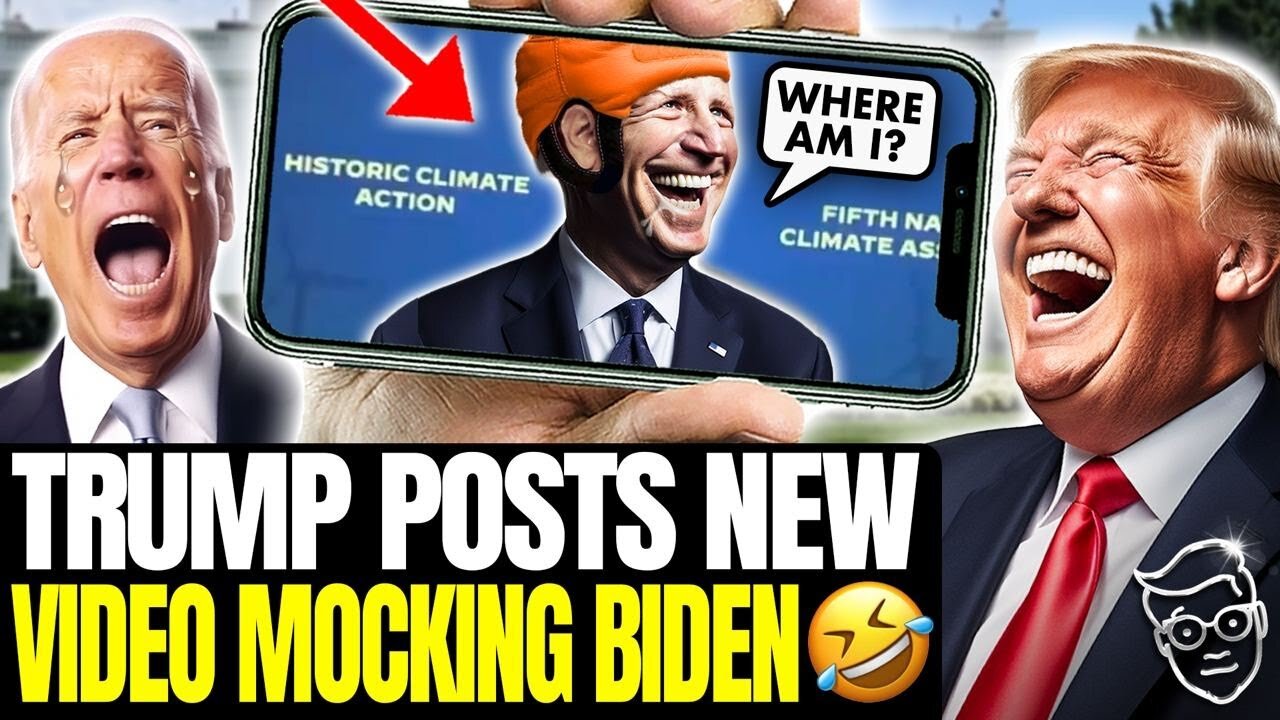 YIKES! TRUMP TROLLS BIDEN WITH SAVAGE VIDEO EVIDENCE OF JOE'S DEMENTIA | INTERNET CRINGES 😬