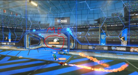 Goal on Rocket League