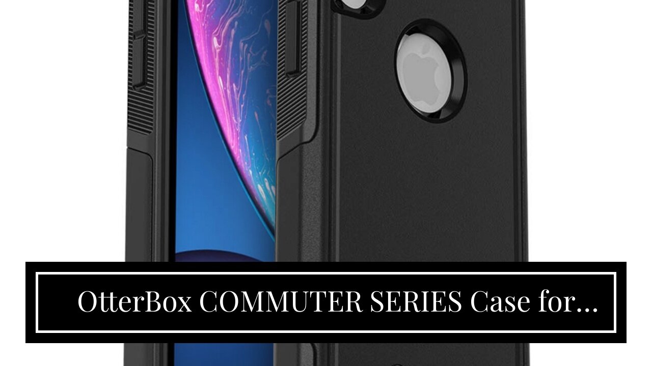 OtterBox COMMUTER SERIES Case for iPhone XR - Frustration Free Packaging - BLACK