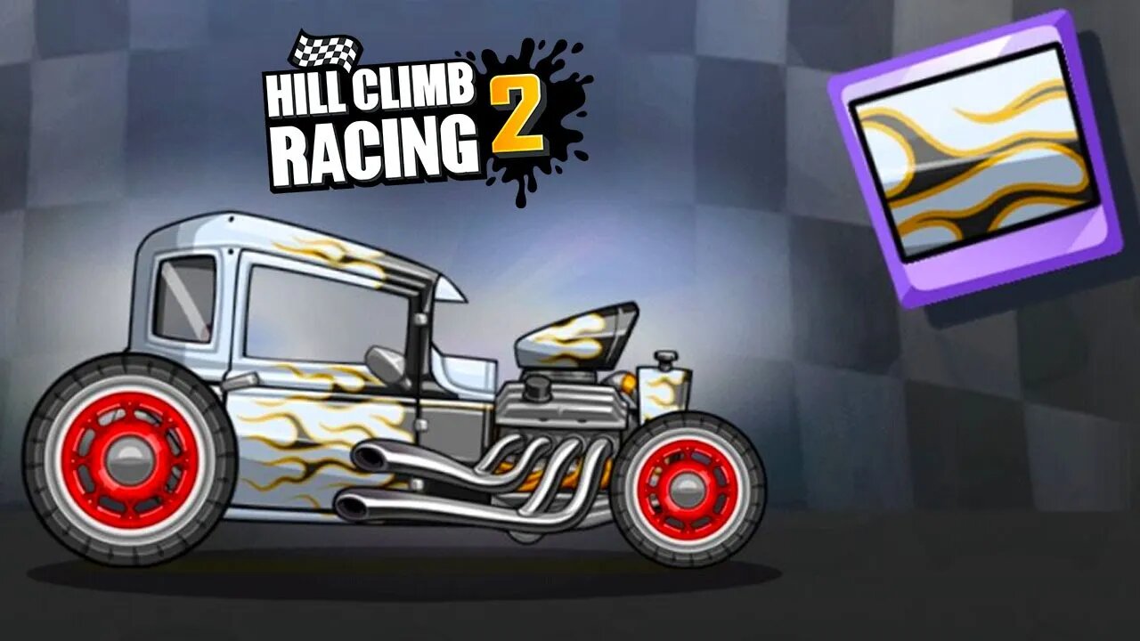 Carro Turbinado Flamejante no Hill Climb Racing 2