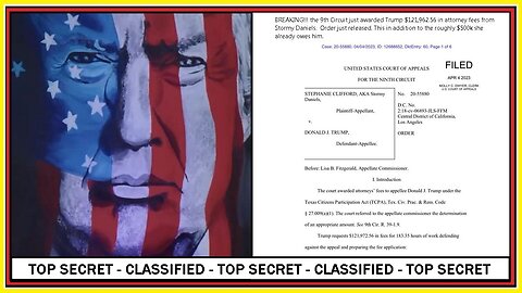 APRIL 4TH, 2023 TRUMP LAWSUIT WIN