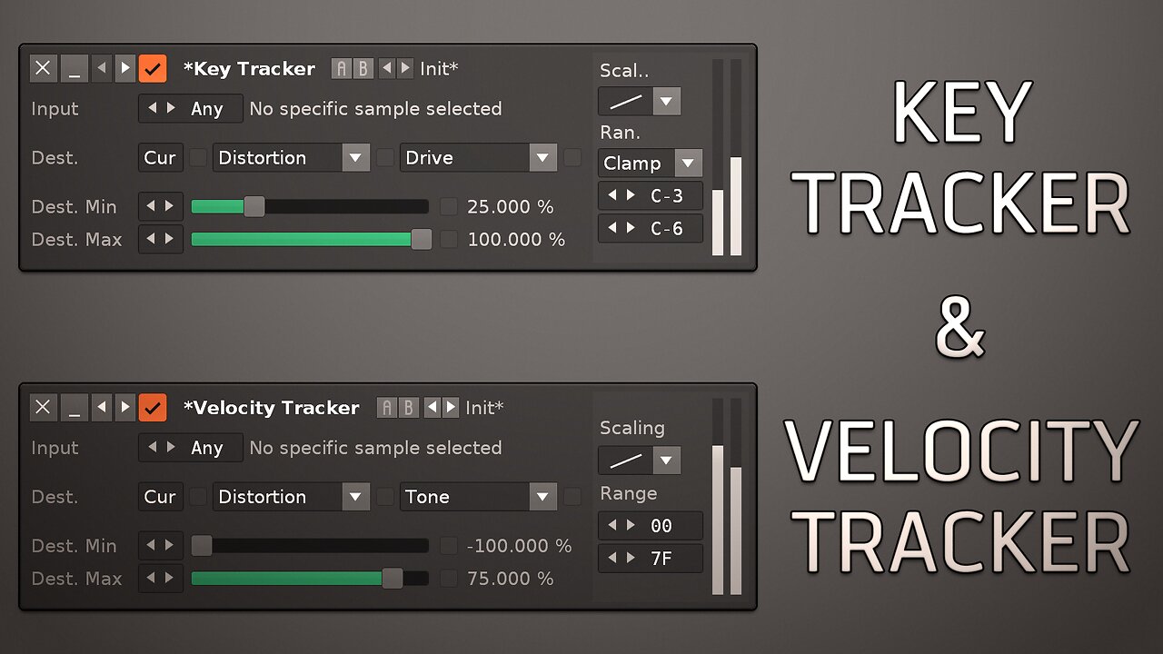 Key Tracker & Velocity Tracker