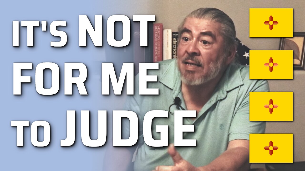It's Not For Me To Judge