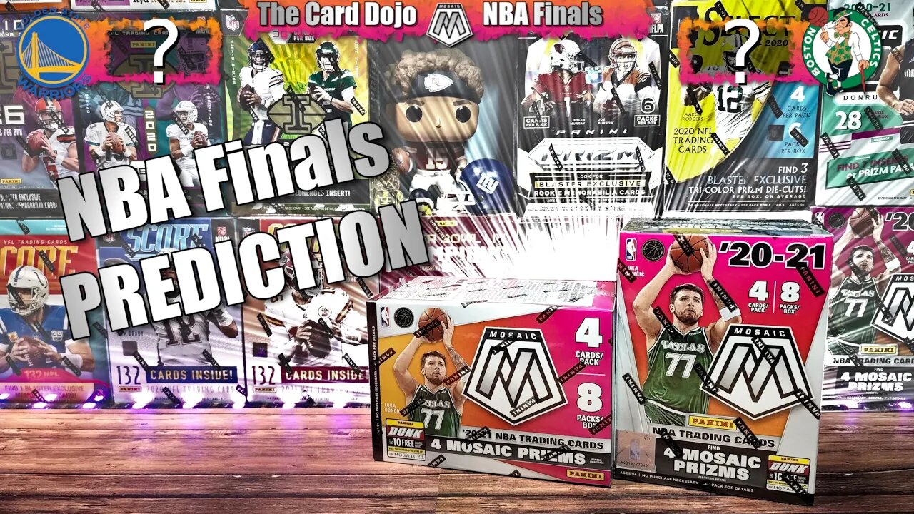 NBA FINALS PREDICTION Warriors VS Celtics | 2020-21 Mosaic Basketball Blaster Box x2