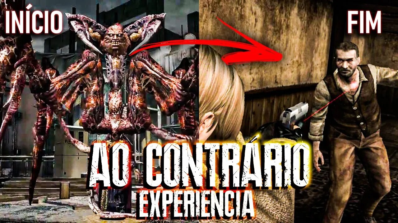 RESIDENT EVIL 4 mas AO CONTRÁRIO - EXPERIÊNCIA