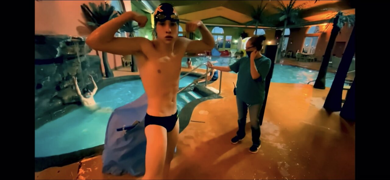 SNEAKING INTO HOTEL POOL … KICKED OUT