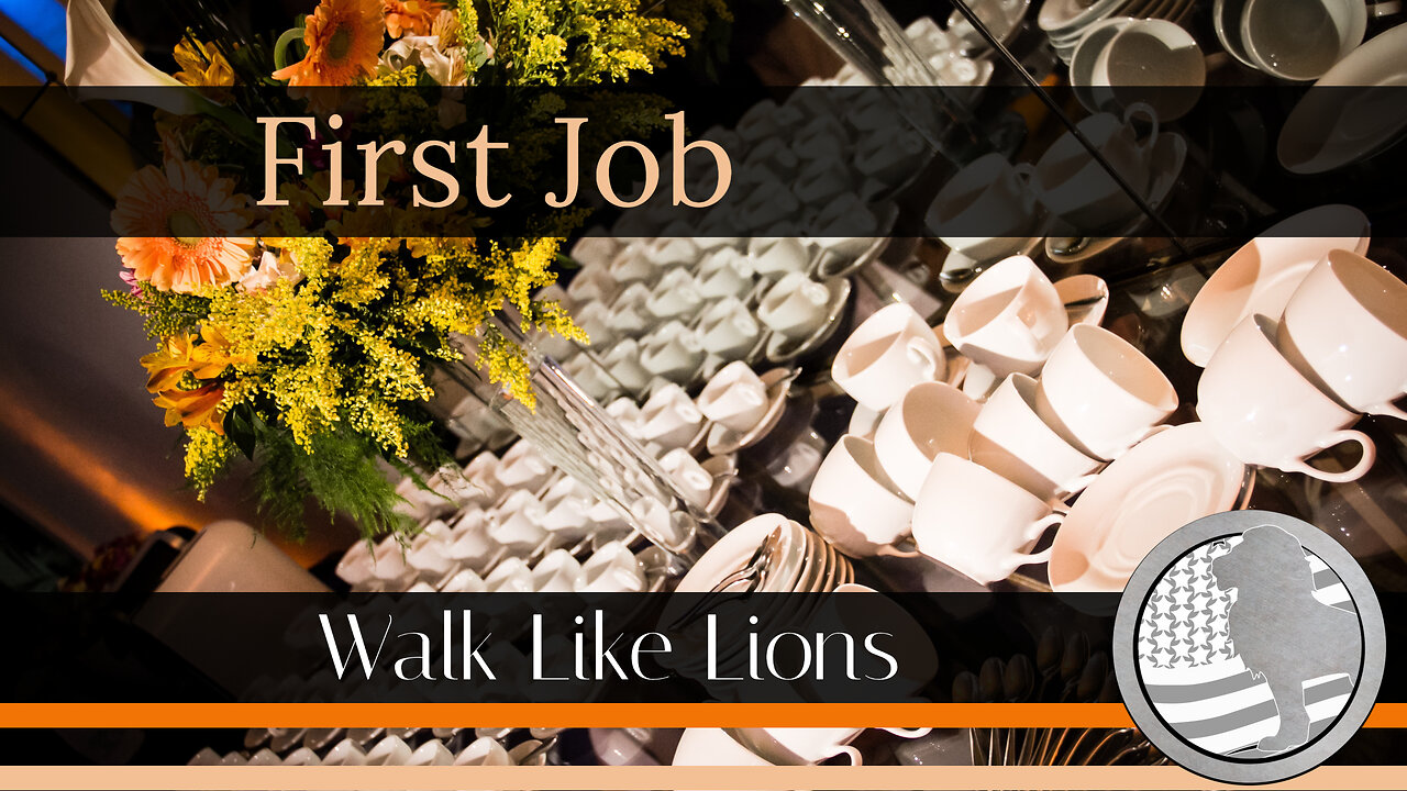 "First Job" Walk Like Lions Christian Daily Devotion with Chappy Nov 29, 2022