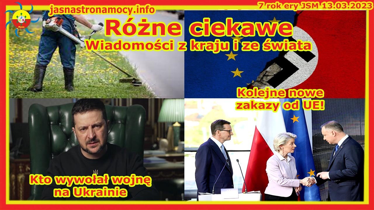 Różne ciekawe wiadomości z kraju i ze świata Kolejne nowe zakazy od UE Kto wywołał wojnę na Ukrainie