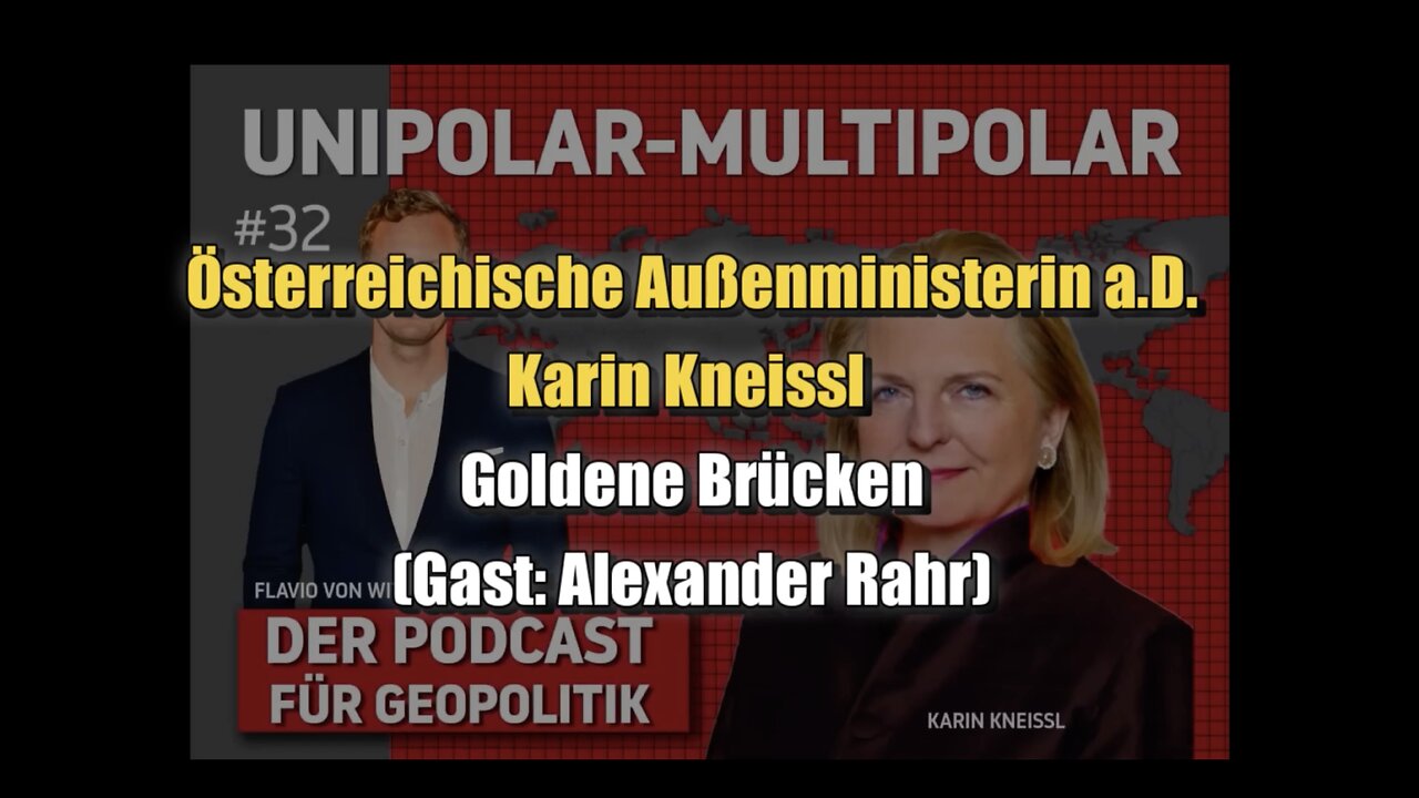 🟥 Karin Kneissl: Goldene Brücken ⎪ Gast: Alexander Rahr (#33 ⎪ 10.09.2023)