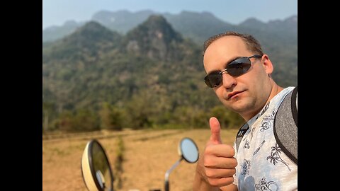 Visiting Laos & Vang Vieng. WHAT happened on ranch in Vang Vieng? ENG Subtitles
