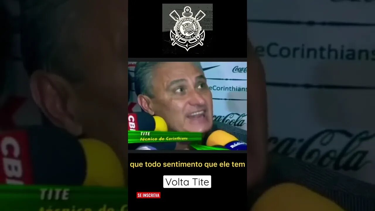 VOLTA TITE 🙏 Você sabe o que é Corinthians #shorts #corinthians #timão #libertadores