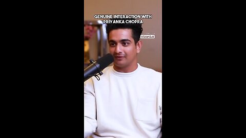 taking a interview of Priyanka chopra