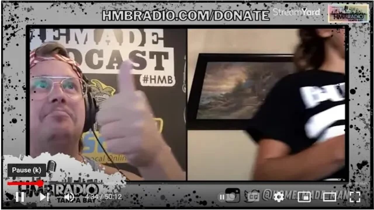 #HMB 447 LIVESTREAM: 08/17/2022 | @home_made_man | @annahummelradio | #Tampa | #TampaBay