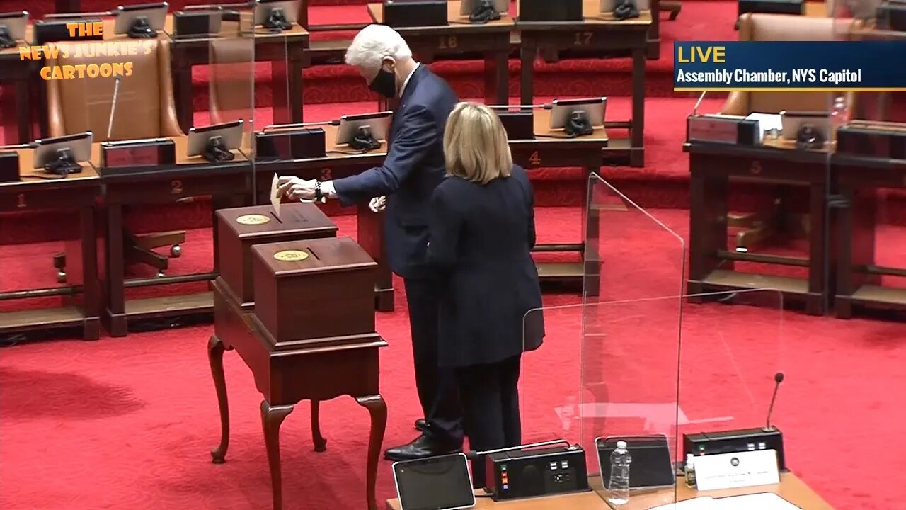 Clintons cast two Electoral Votes for Biden in NY.