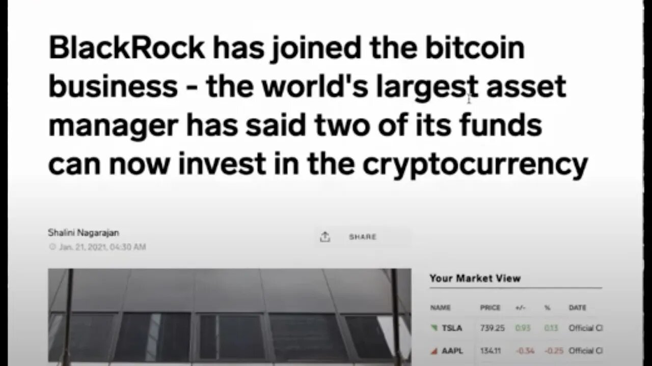 BlackRock States Cryptocurrency Could Become a "Great Asset Class"