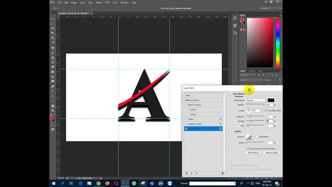 Photoshop Logo Design Tutorial || How to Make a Logo in Adobe Photoshop