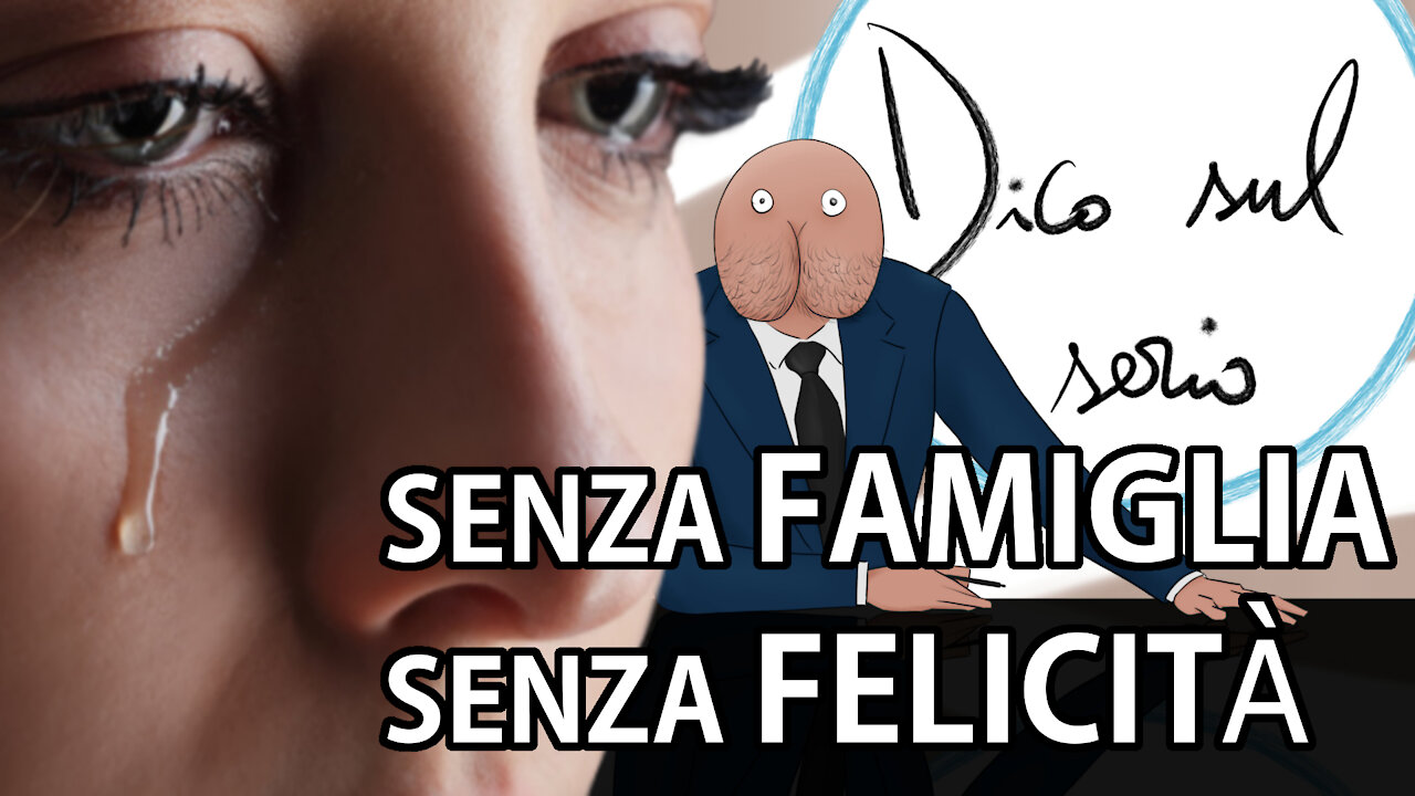 La DONNA, con la scomparsa dell'uomo, imbocca la strada per l'INFELICITÀ propagandata dai media