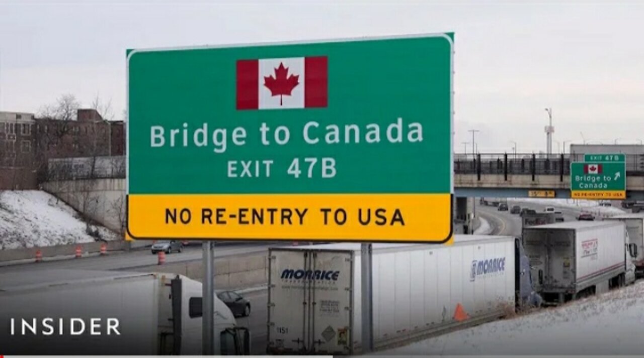 Freedom Convoy' Blocks Busiest Bridge Between US And Canada