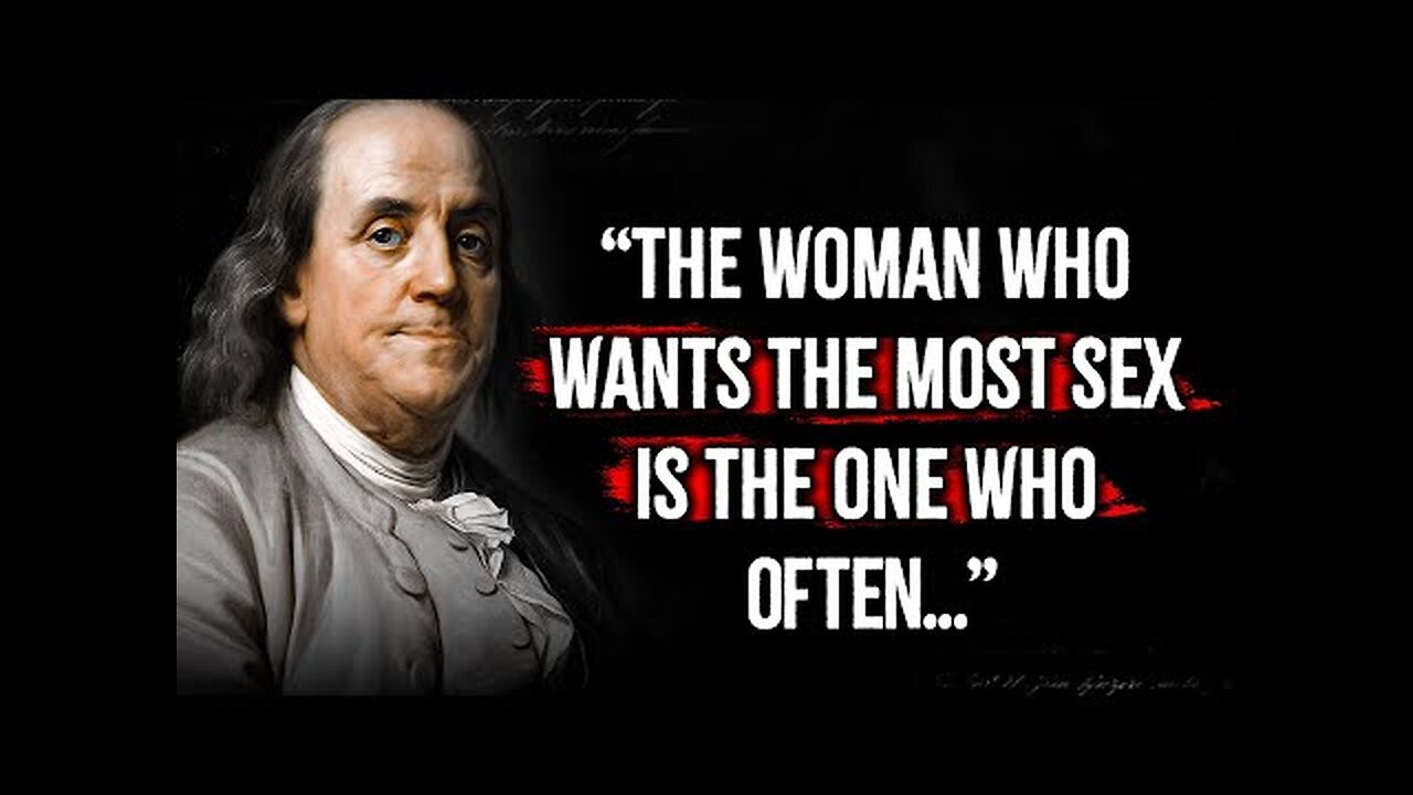 Benjamin Franklin's Life Lessons Men Should Learn As Soon As Possible