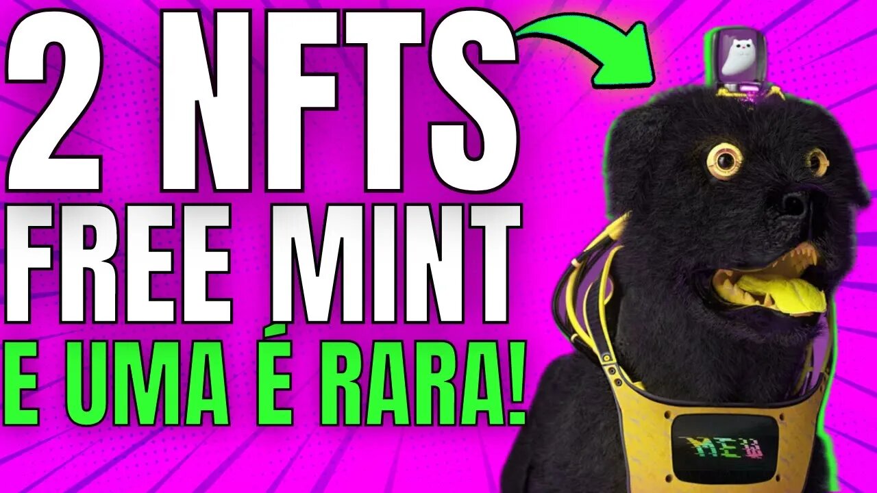 🚨 URGENTE - 2 NFTS FREE MINT E UMA É RARA! + SORTEIO DA SEMANA.