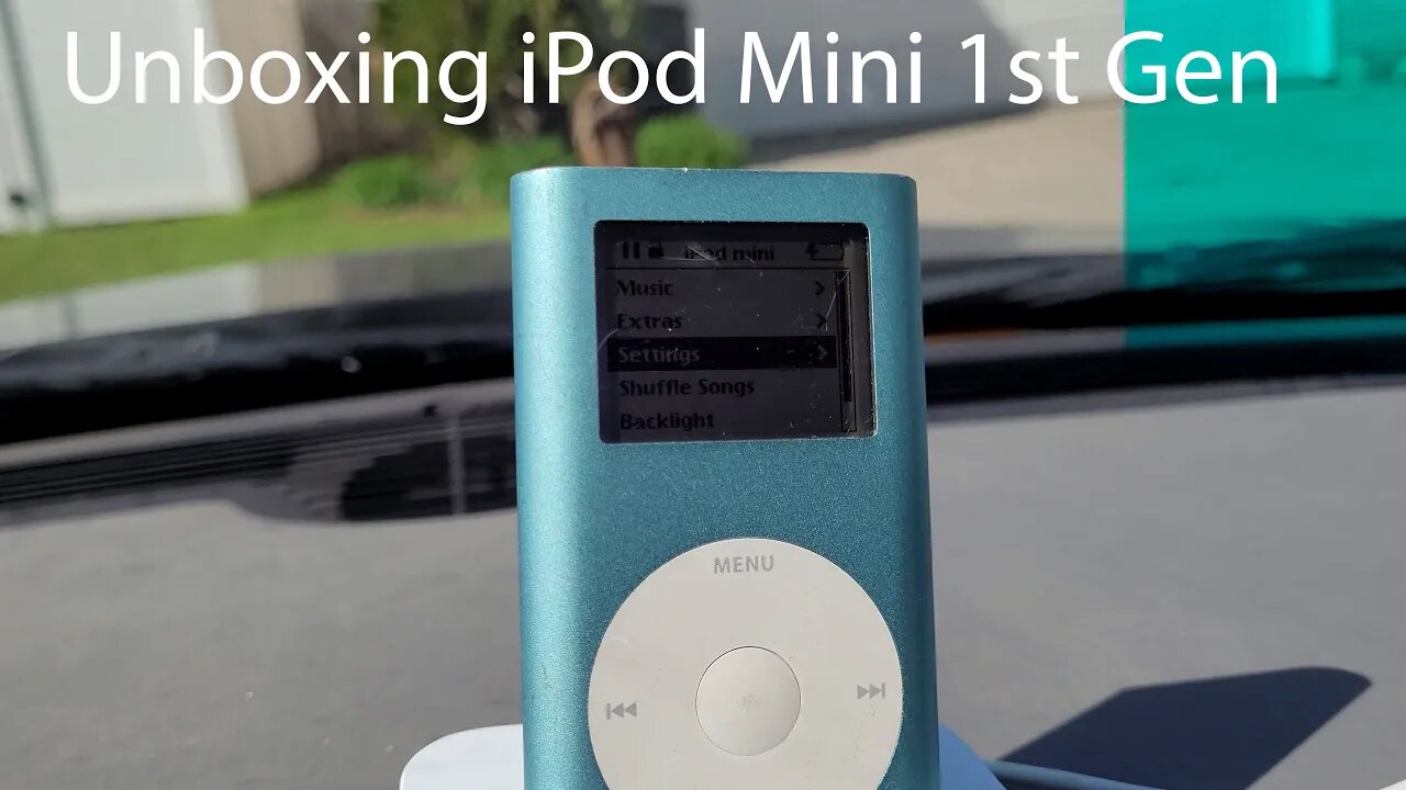 Unboxing the iPod Mini 1st Gen