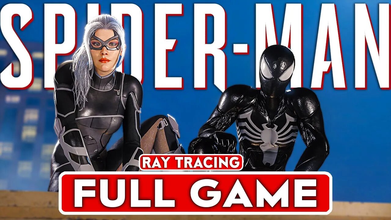 SPIDER-MAN 2 Black Suit and Black Cat Gameplay Walkthrough FULL GAME Heist DLC [4K HDR Ray Tracing]