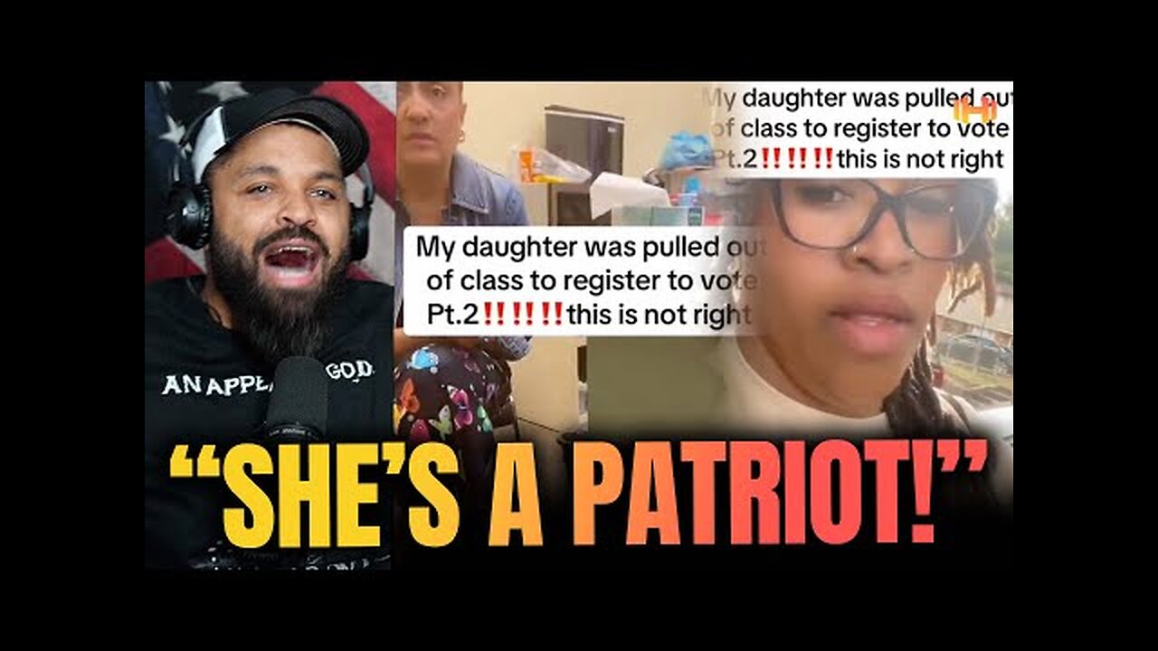 Mom Confronts HIGH SCHOOL for REGISTERING DAUGHTER TO VOTE And Telling Her NOT TO VOTE TRUMP