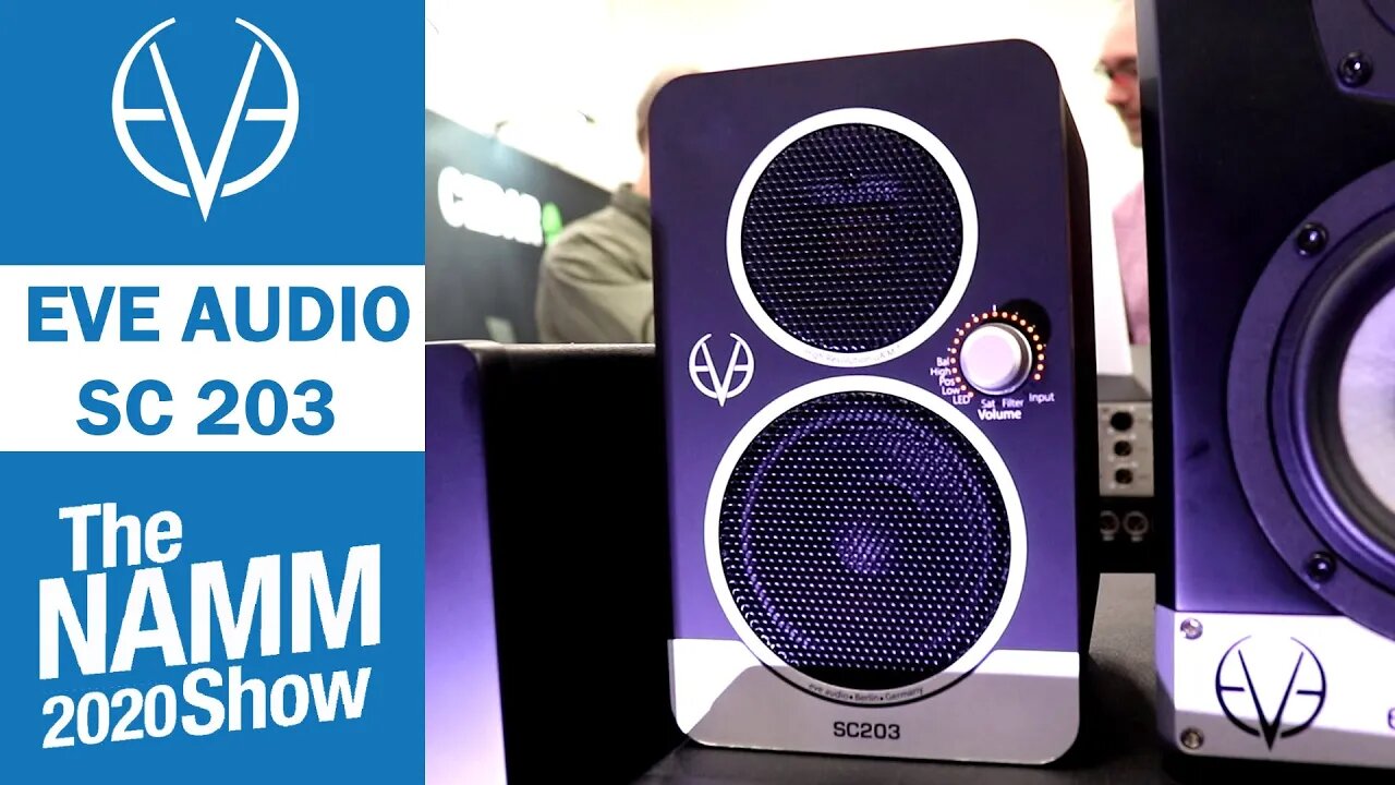 Eve SC203 Desktop Monitors Speakers - Best Of NAMM 2020 Pro Audio