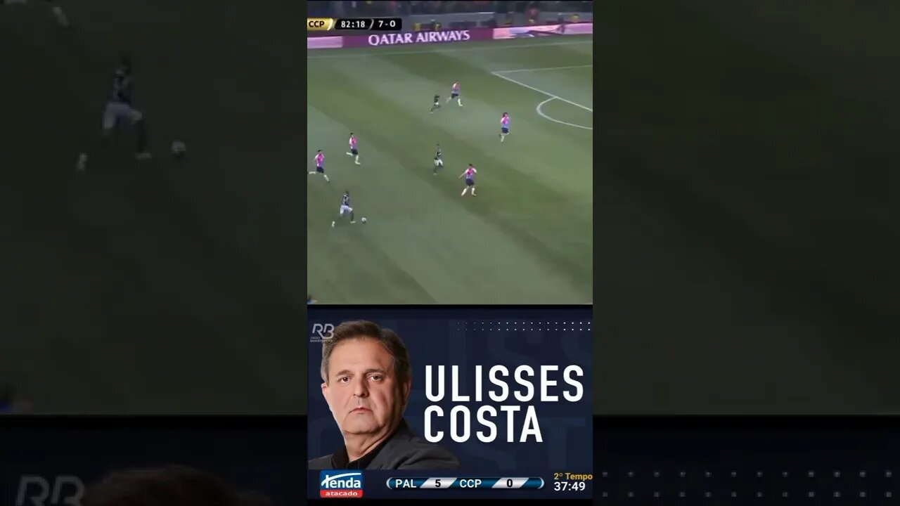 Ulisses Costaaa enlouqucido com gol de bicicleta de Rony Rusticooo Golaçooooooooo!!!