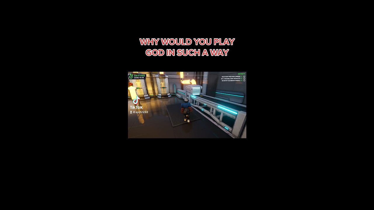 WHY WOULD YOU PLAY GOD IN SUCH A WAY