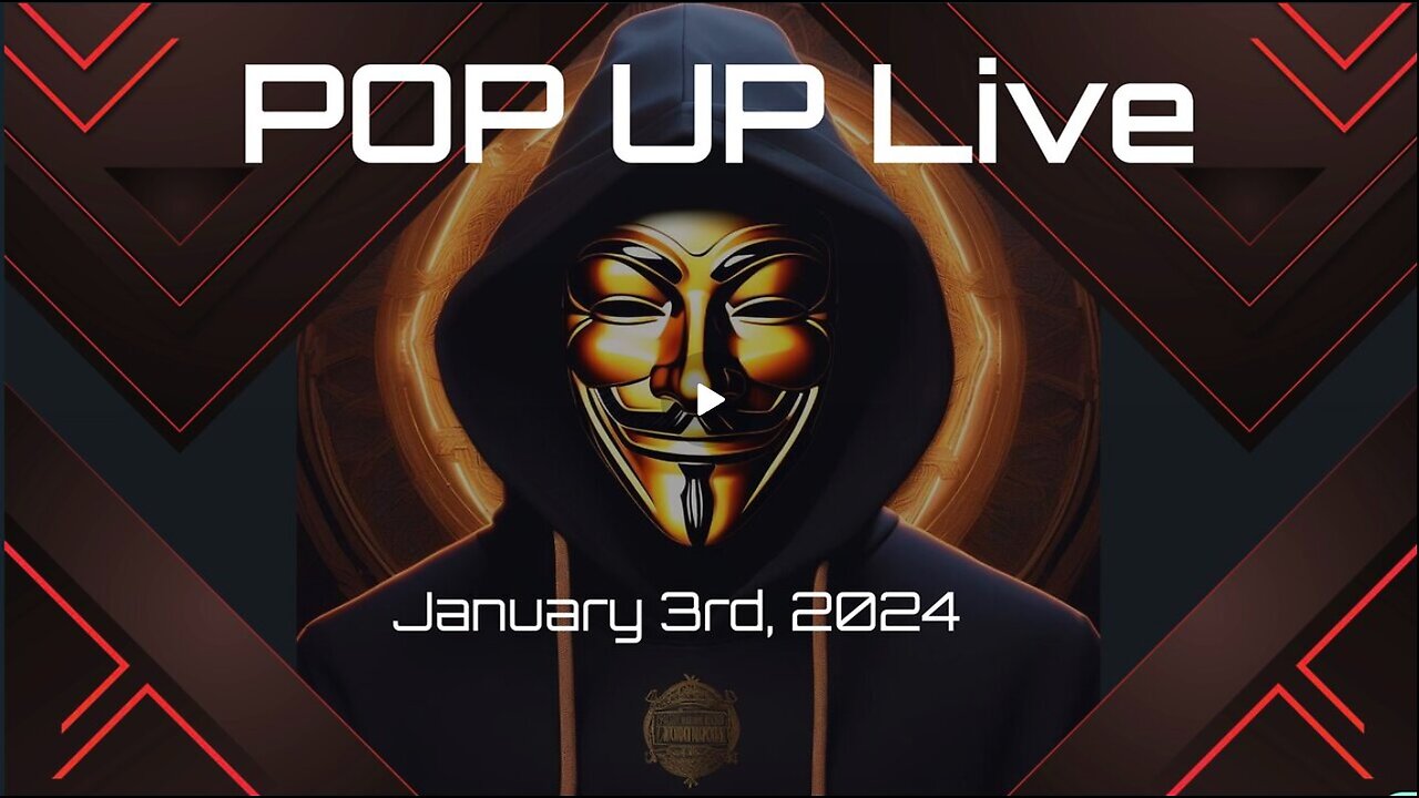 POP UP Live! January 3rd, 2023