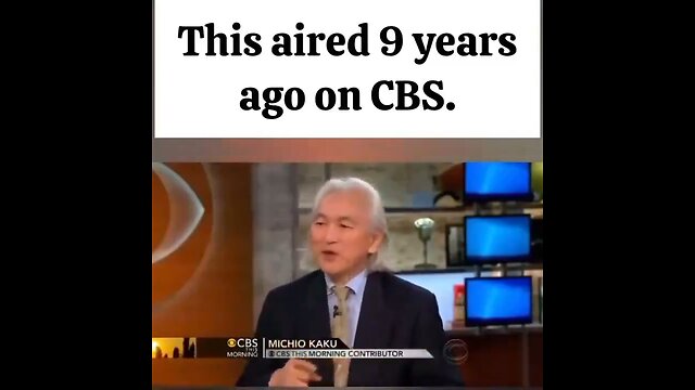 CBS and Michio Kaku talk chemtrails