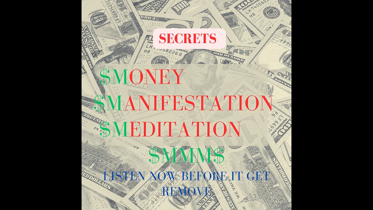 15 MINUTE MONEY MANIFESTATION MEDITATION