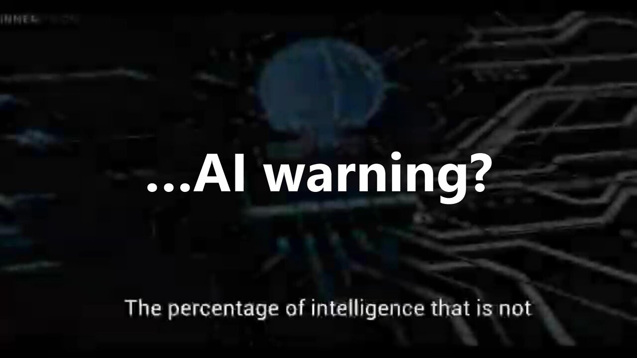 …AI warning?