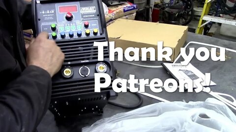 Thanks to Patreons I bought a TIG welder in the Black Friday sales