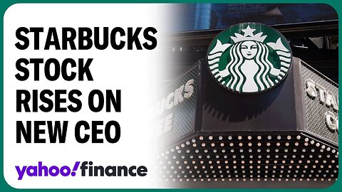 Starbucks stock rises on new CEO news