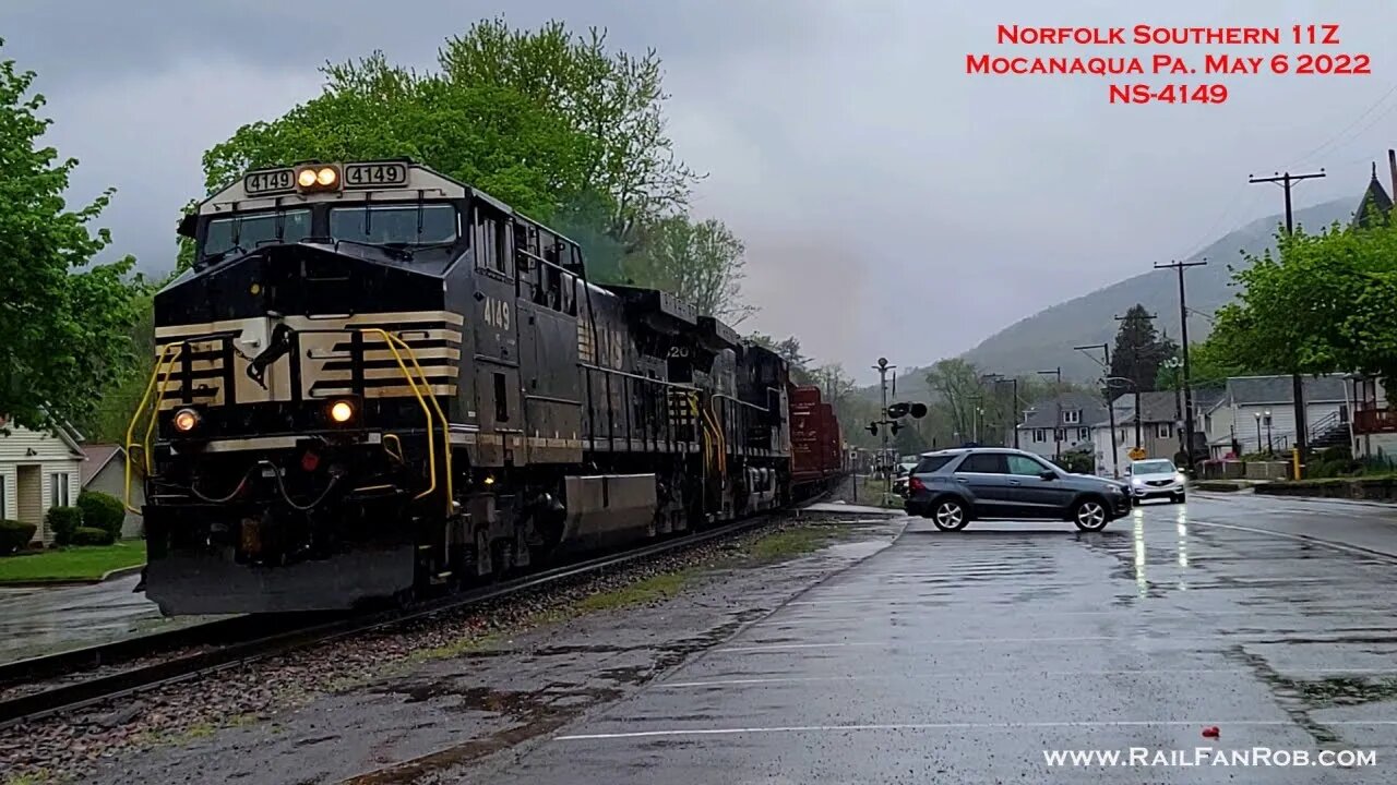 Norfolk Southern 12Z and 11Z at Nanticoke, Hudson and Mocanaqua Pa. April and May 2022. #NS12Z #NS