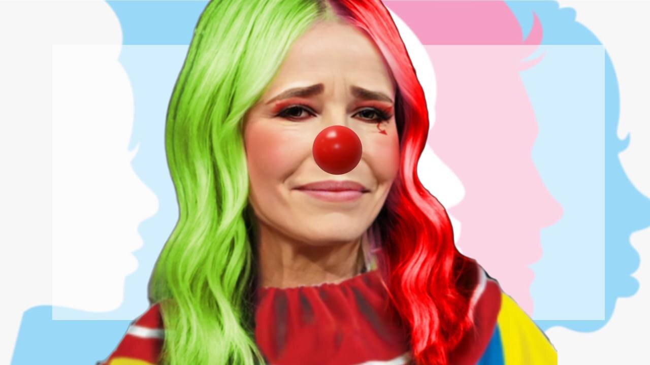 She is such a clown....