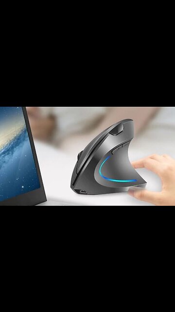 Vertical Wireless Right/Left Hand Computer Gaming Mouse