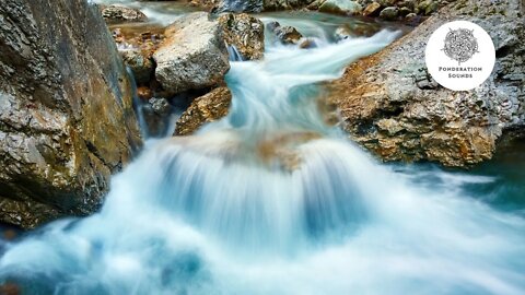 Relaxing River Water Sound Music | Nature Meditation | Sleeping & Stress Therapy