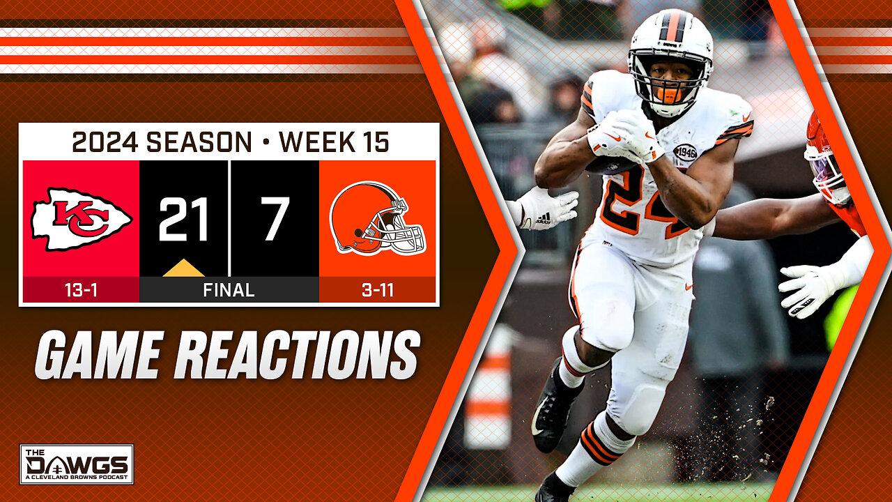 Browns vs Chiefs: Game Reactions - Browns Lose More Than Just the Game