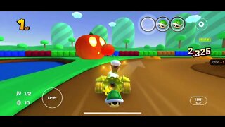 Mario Kart Tour - SNES Donut Plains 3T Gameplay